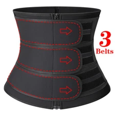 Men's Abdomen Slimming Body Shaper Waist Trainer Sweat Girdle Belts Fat Burner