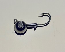 10 Pack Unpainted Round Gulp Ball Jigs from 3/4oz to 10oz Mustad Duratin Hooks