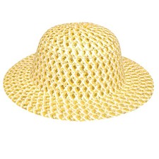 Easter Bonnet Make Your Own Bonnet Craft Yellow Summer Woven Hat