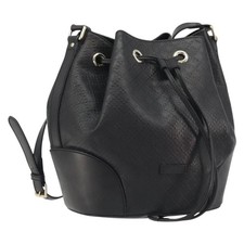 GUCCI Borsa a tracolla in pelle PVC nero oro 354228 Autore bs35651