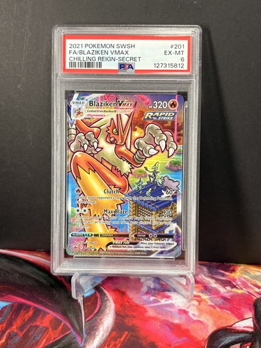 Blaziken VMAX graded PSA 6 for sale on eBay