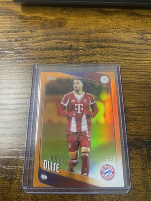 Michael Olise 2025/26 Topps UEFA UCC Orange Parallel 5/25 Bayern Munchen