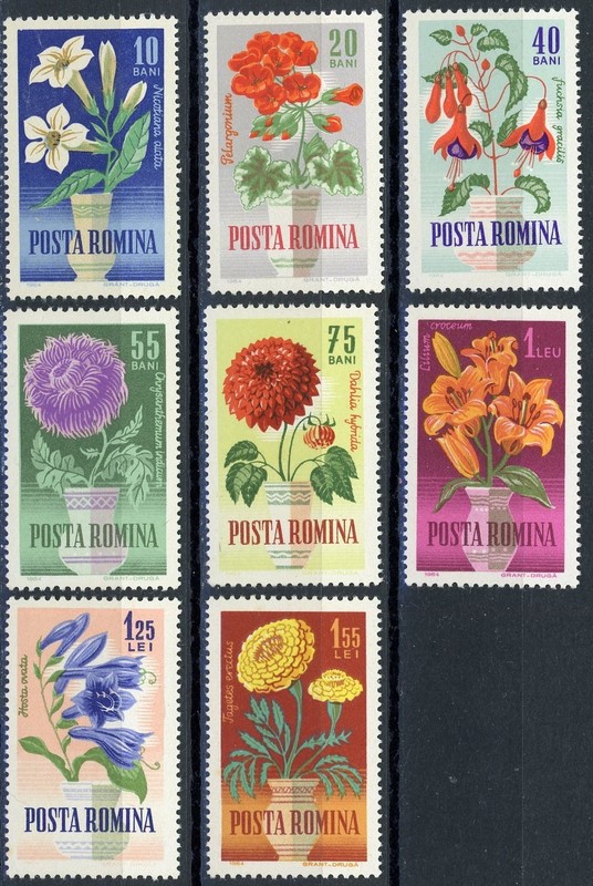 sr2683 Romania Sc#1623-30 Hinged