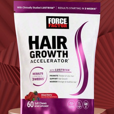 Force Factor Hair Accelerator Gummies, Biotin...