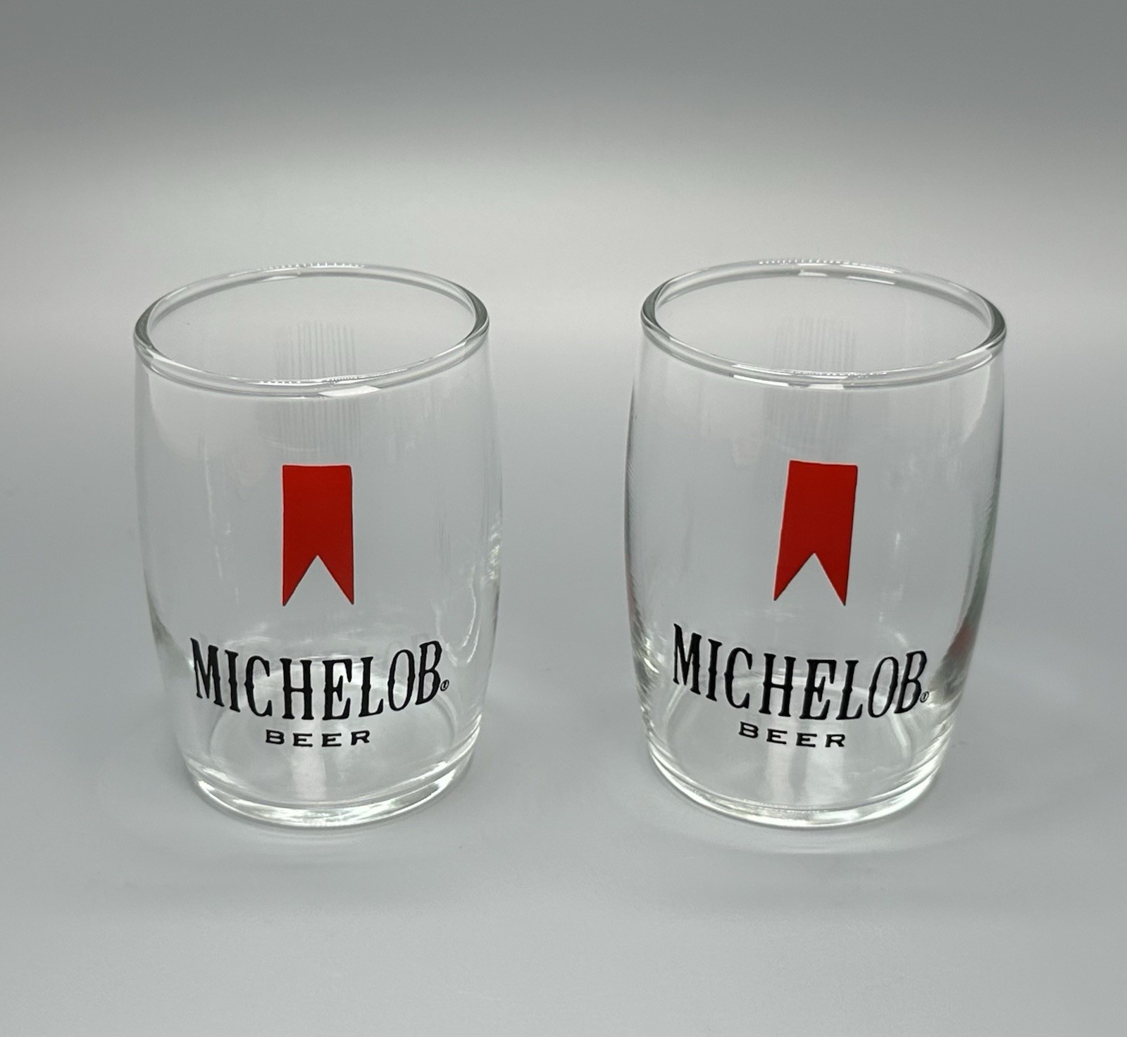 Michelob Beer Glass & Coasters Set / Vtg Tavern Advertising / Man Cave Bar Gift