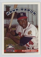 2000 All-Star FanFest Tribute to Hank Aaron (2000 Topps Design) #1 HOF 05cx