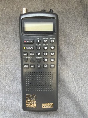 Uniden America BC80XLT 50 Channel 800MHz Radio Scanner Bearcat. No Plug In