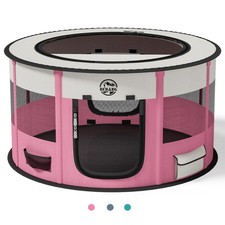 Dog Playpen Puppy Play Pen Indoors Pet Crate Small Dog Cage Portable Foldable...