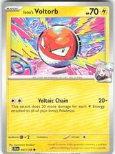 Iono's Voltorb 047/159 Journey Together JTG NM Pokemon Card TCG