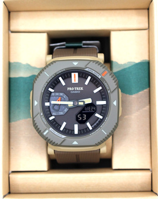 CASIO PRO TREK PRJ-B001-5JF Hiker Line Solar Bluetooth Ana-Digi Uhr Braun
