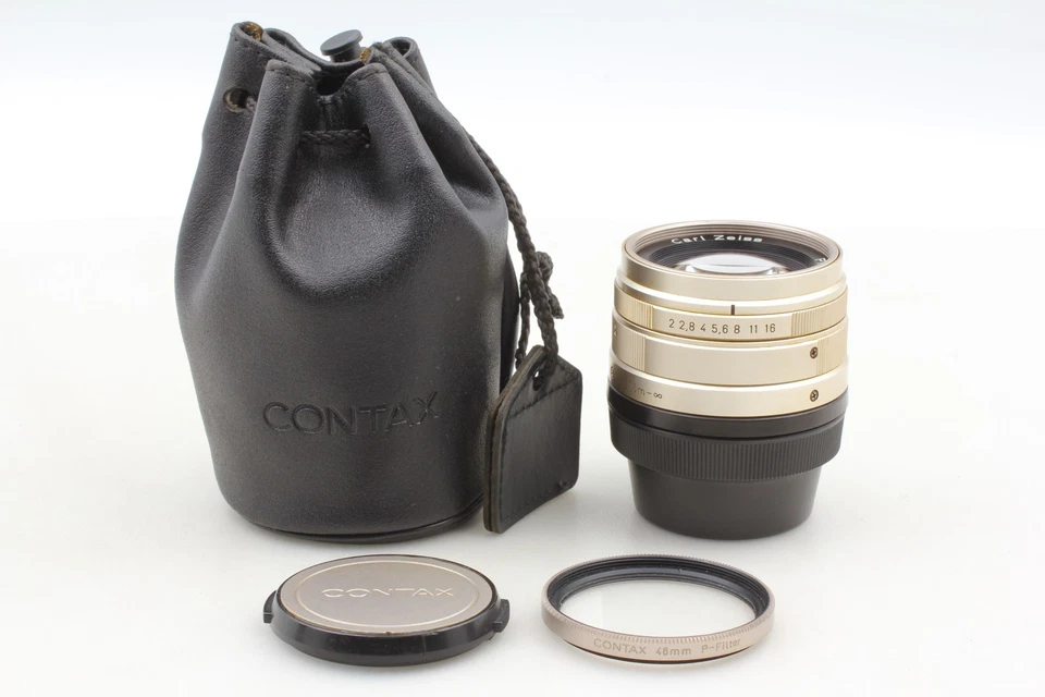 [ MINT w/Case ] Contax Planar Carl Zeiss T* 45mm F2 G Lens for G1 G2 From JAPAN - Image 2 of 4