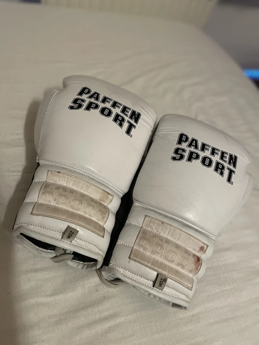 Paffen Sport KIBO Fight - Guanti Da Boxe Professionali In Pelle Pregiata, Precurvati E Doppia Cucitura - Per Boxe, Kickboxing, K1 E Muay Thai (Taglie XL/XXL Disponibili)