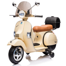 Scooter Elettrico Per Bimbi Replica Piaggio Vespa PX 150 Full Crema