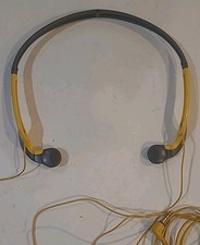SONY Sports Vintage MDR-A30 Vintage Foldable Yellow Gray Headphones Tested