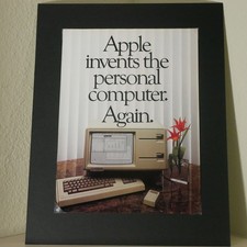 Apple Lisa Computer 1983 Vintage Print Advertisement Magazine Tech History Mac