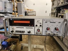 HEWLETT PACKARD HP 5360A Computing Counter Powers on w 8's Panaplex Parts/AS-IS