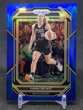 2023 Panini Prizm WNBA Ivana Dojkic Blue Wave Prizm RC #150 Storm