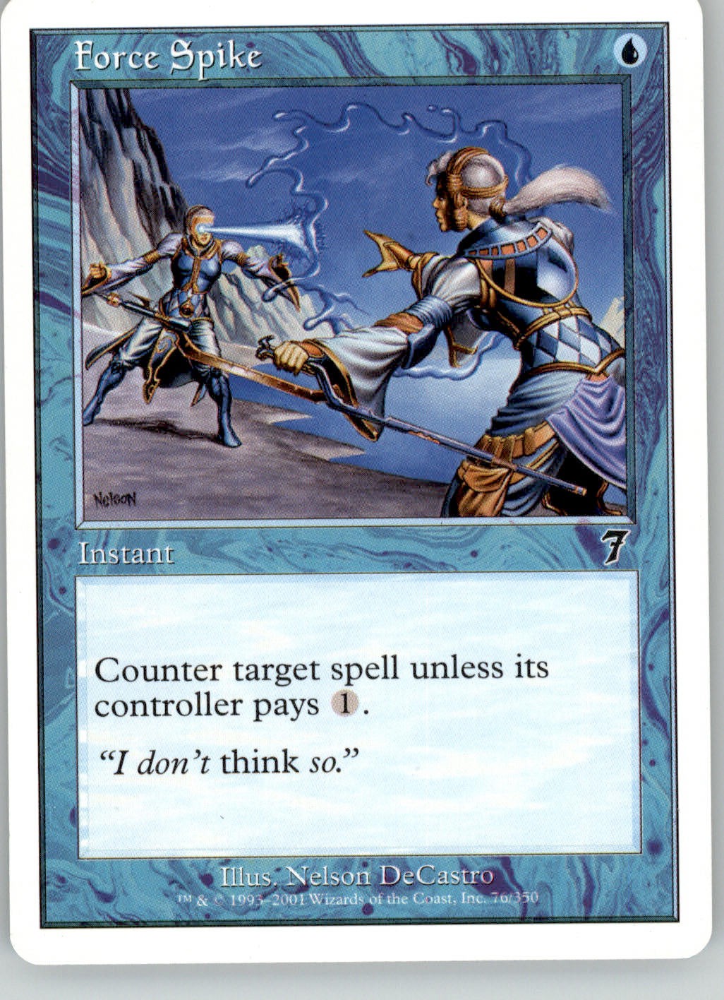 Force Spike - 7th Edition - 76 - MP Magic: The Gathering