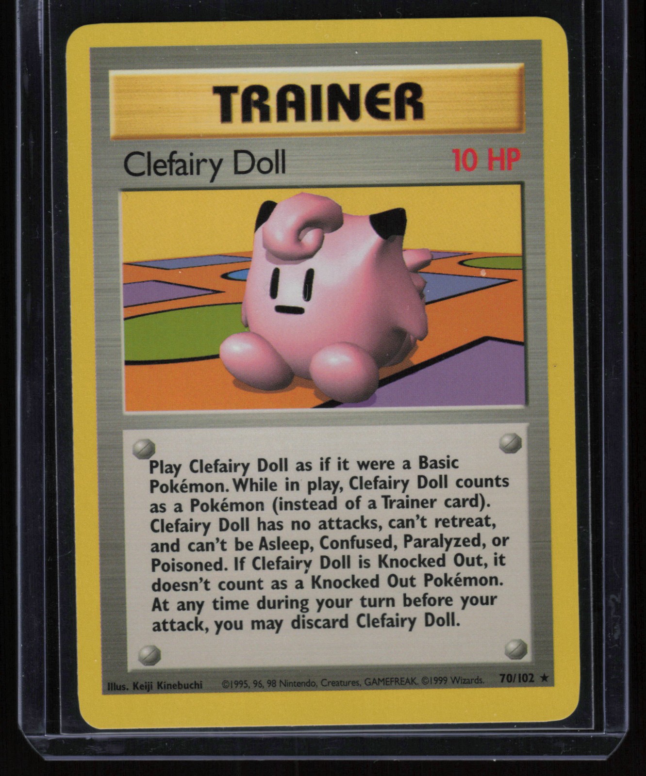 Pokemon Clefairy Doll Rare Normal Base Set 070/102 NM