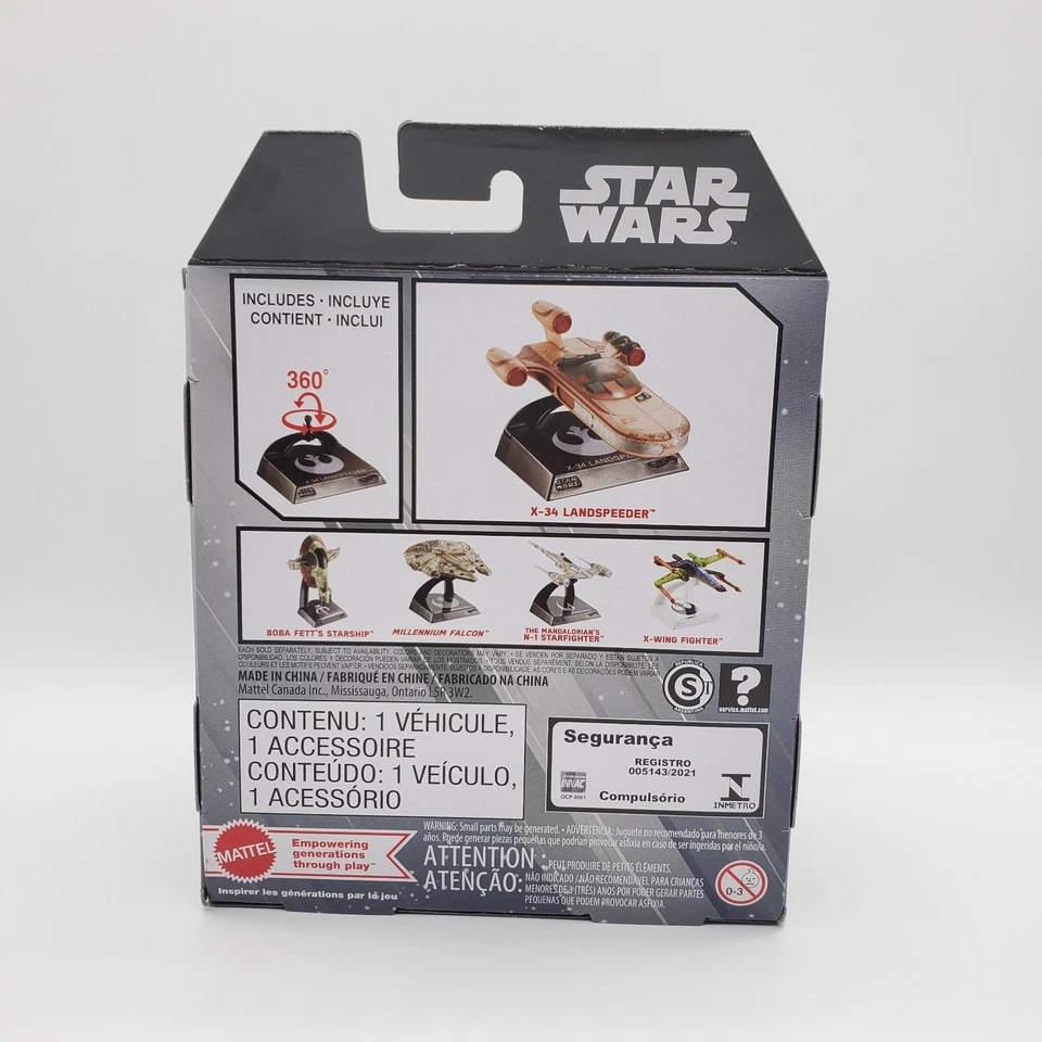 Hot Wheels Star Wars Starships Select X-34 Landspeeder (ver fotos) Foto 3 de 4
