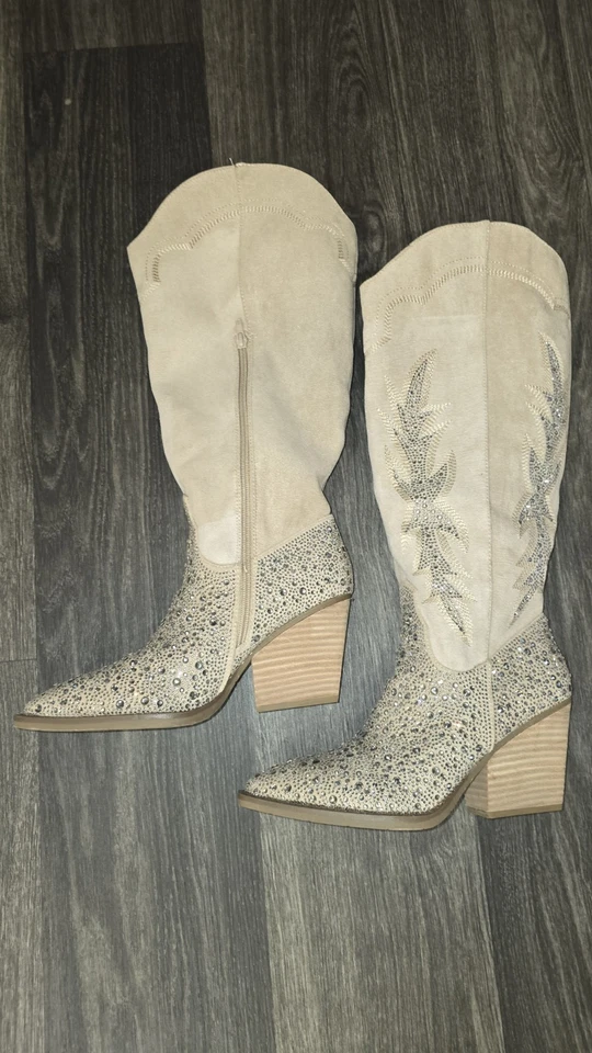 ✨ Botas vaqueras occidentales Madden Girl con estrás - para mujer talla 10 Foto 3 de 4