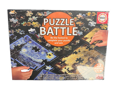 Educa Puzzle Battle ART 12 Puzzles 42pc Each Family Game ''ART'' 20121