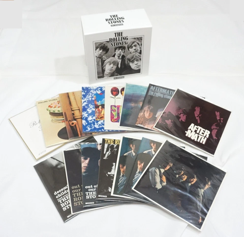 The Rolling Stones in MONO - 7 inch Mini LP SHM-CD 15 Titles Box Set Obi JPN VG - Image 2 of 4