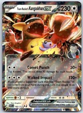 Team Rocket's Kangaskhan ex 162/217 Double Rare Ascended Heroes Pokemon Holo NM
