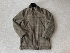 Pendleton Men's Bainbridge Metro Coat Tweed Insulated Wool Blend Brown Medium