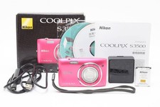 Nikon COOLPIX S3500 Compact Digital Camera, Pink, Includes Many Accessories, Par