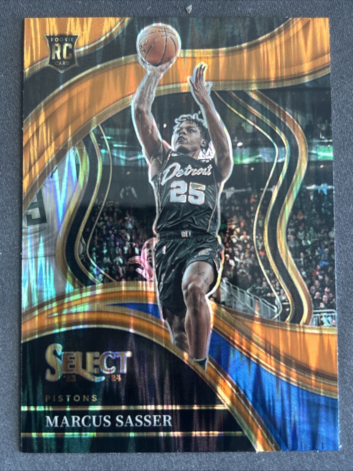 2023-24 Panini Select - Courtside Marcus Sasser #292 Orange Flash Prizm (RC)