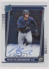 2021 Panini Donruss Optic Rated Rookie Signatures Travis Blankenhorn Auto 0w7