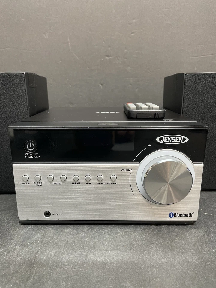 Jensen JBS-200 Bluetooth CD Music Stereo AM/FM Radio AUX W/Remote Works 100% EUC - Image 2 of 4