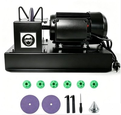 Lawn Mower Blade Sharpener, 1HP 750W Bench Grinder with 9-Inch Ceramic Wheel, 30