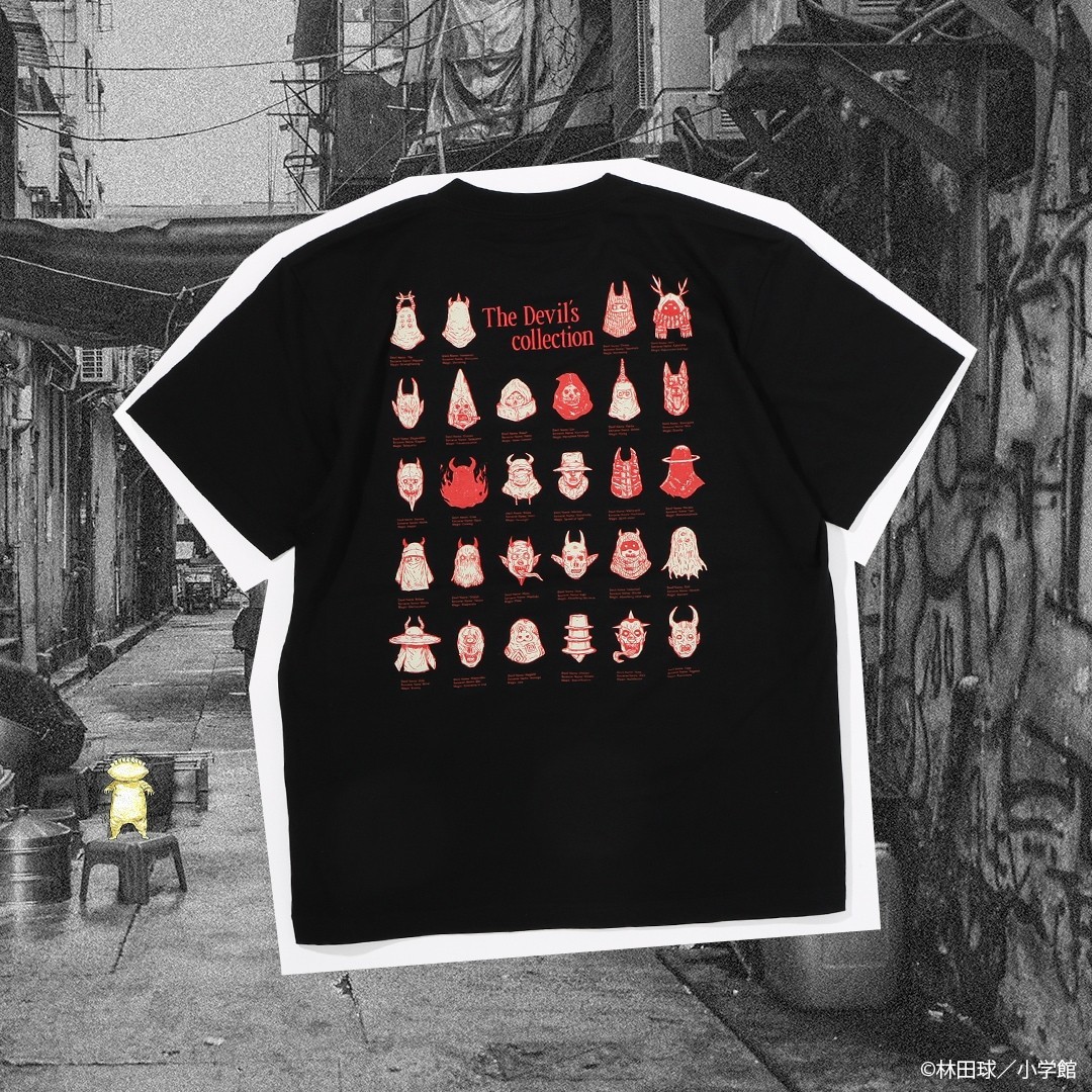 Dorohedoro Devil Collection T-shirt Black XL Unisex Q Hayashida Japan Cosplay