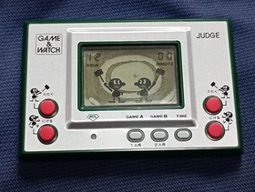 Rare Nintendo Game & Watch Judge, complete with box, manual, etc.