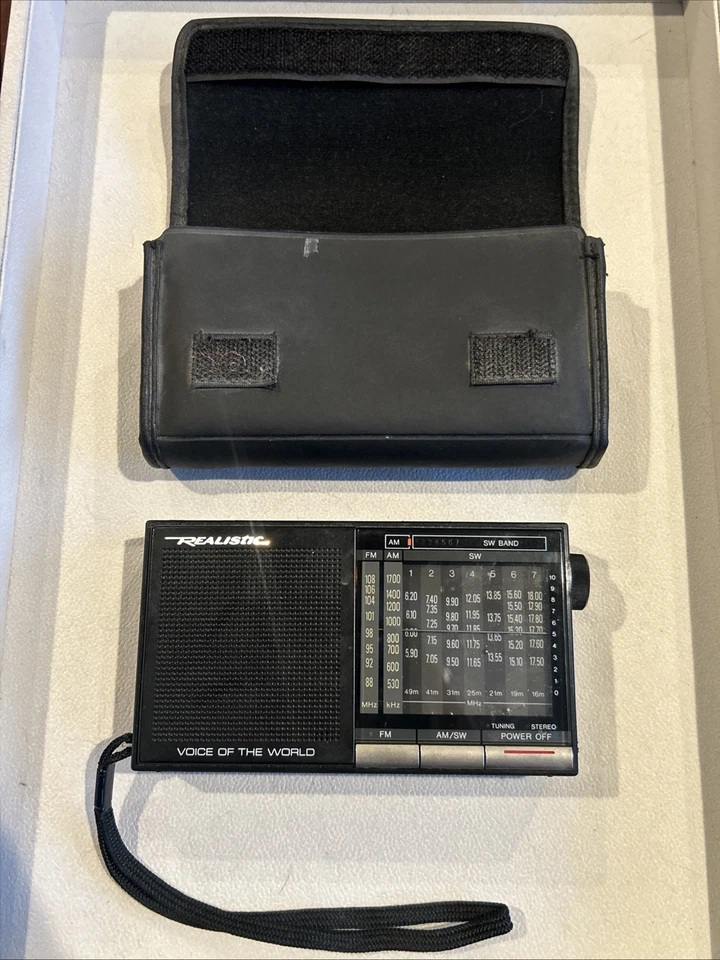 Tolles realistisches DX-342 Voice Of The World 9-Band AM/FM Radio - Taschenformat!