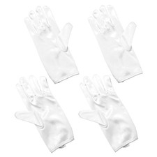 2 Pairs Wedding Party Accessory Girls Princess Gloves Bridal for