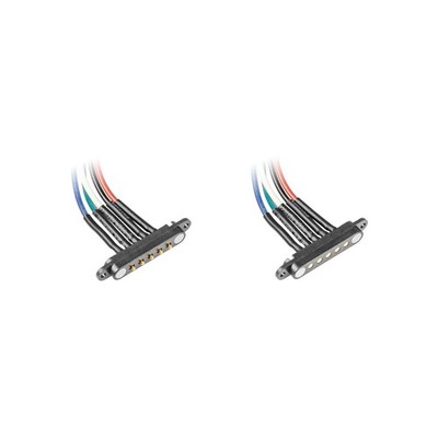 BerryBase Pogo-Pin Stecker und Sockel, magnetisch, 2A DC, mit Kabel -