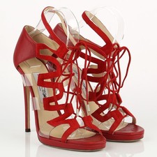 Damen Jimmy Choo High Heels Stiletto Lack Elegant Schuhe 841973