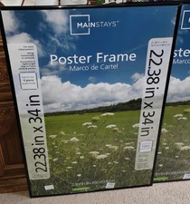 Mainstays Poster Frame 22.38 x 34 (Quantity of 1) Black
