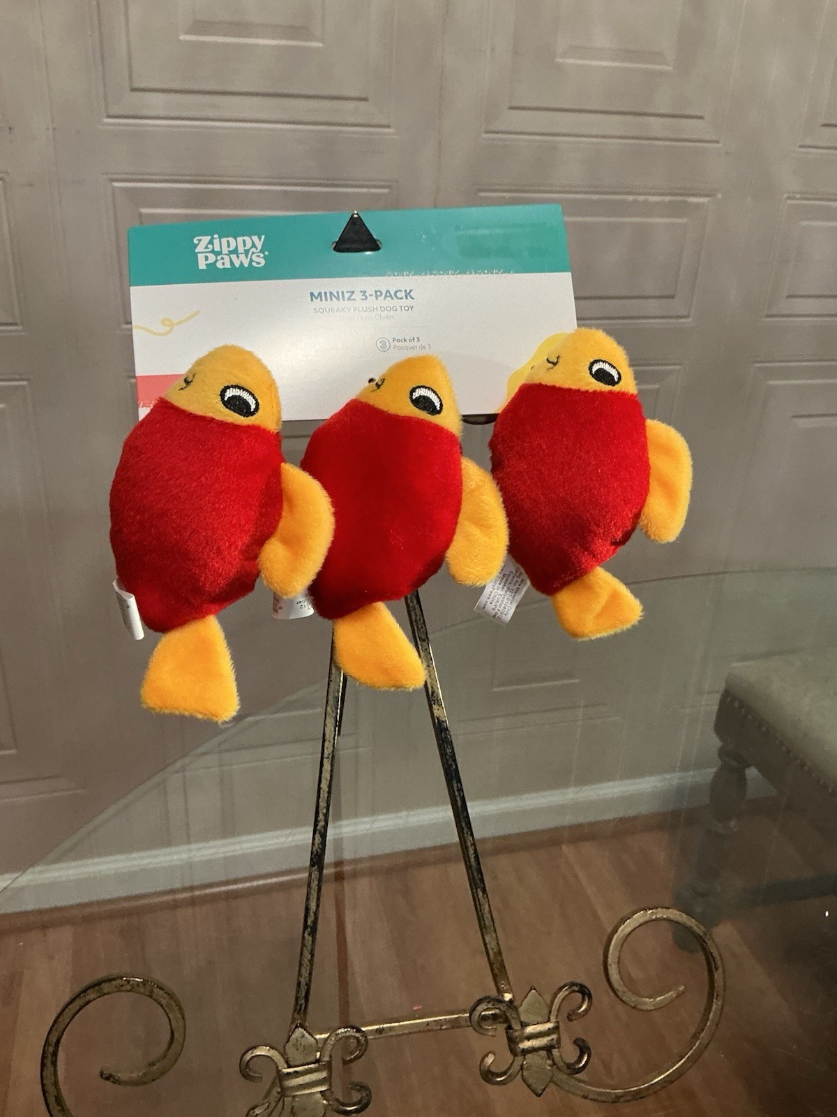 Zippy paws Dog Mini Fish 3 Pack Set new Ea. Xsmall