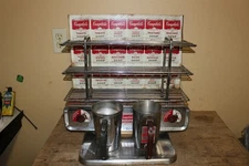 Vintage 1950's Campbell's Soups Hot Cup Cafeteria Counter Display Sign WORKS