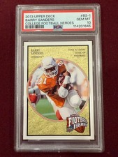 Barry Sanders 2013 Upper Deck College Football Heroes PSA 10 Gem Mt