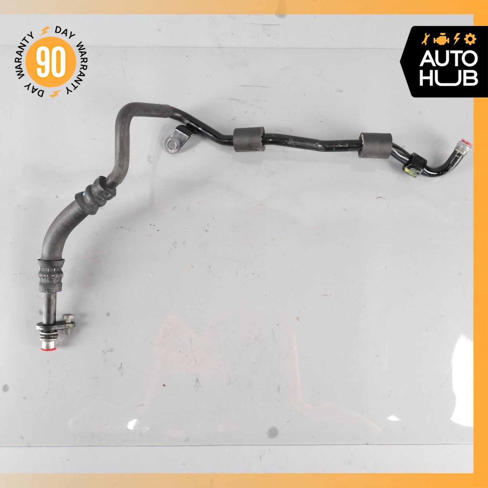 03-13 Bentley Continental GT GTC 6.0L W12 Left Transmission Oil Cooling Line OEM
