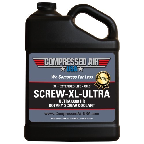 Ultra 8000 Hour Rotary Screw Coolant Air Compressor Oil (1 GAL)