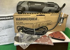 Hammerhead 110v 2.2 Amp Oscillating Multi-Tool Kit Great Shape -Used Only Once !