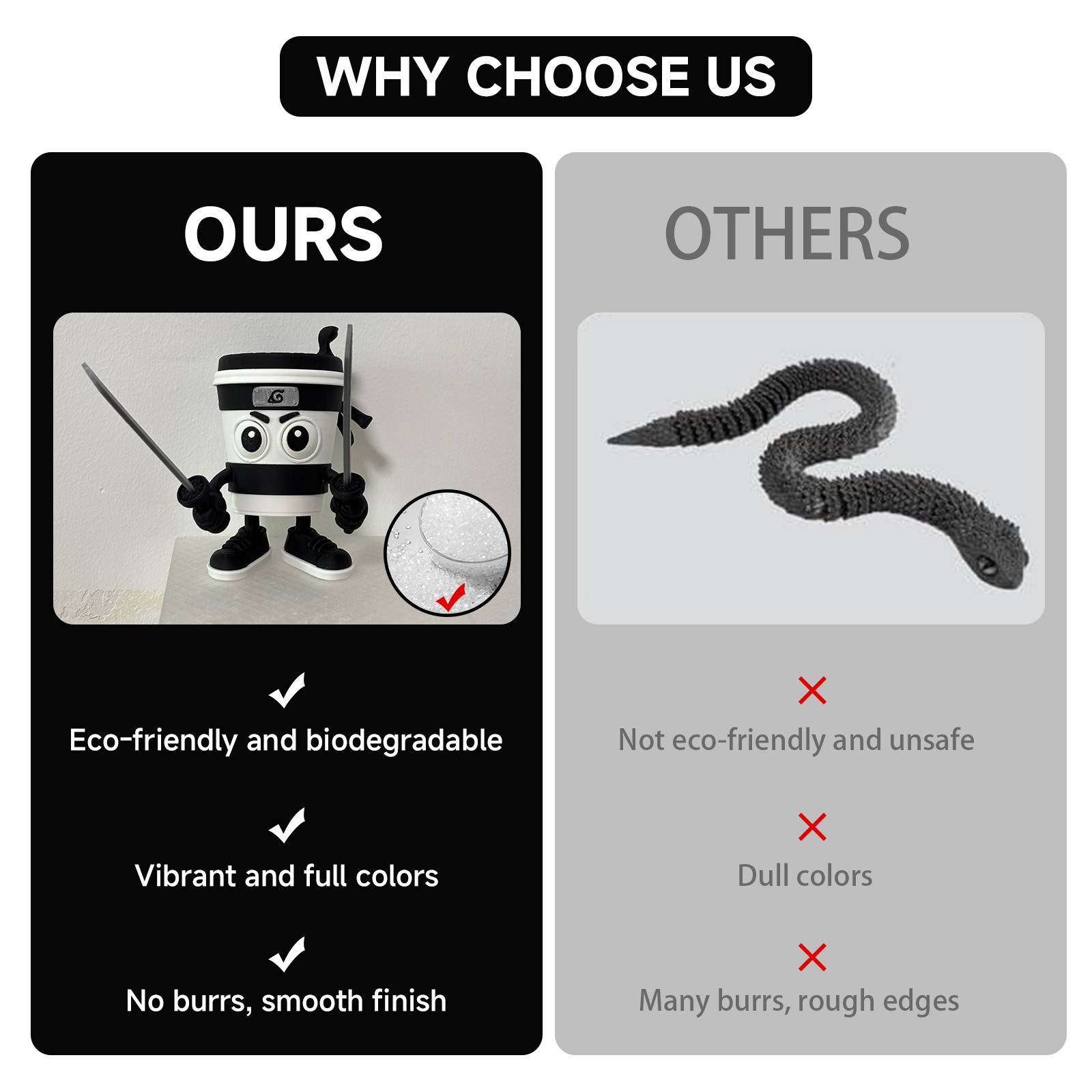 Cappuccino Assassino Italian Brainrot 3DPrinted Toy Figure Gift Present  Curious