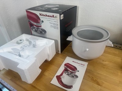 Kitchenaid Ice Cream Maker 2Qt Stand Mixer Attachment  KICAOWH williams sonoma