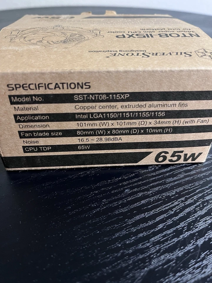 SST NT08-115XP SilverStone CPU Cooler for Intel Platform - Image 4 of 4